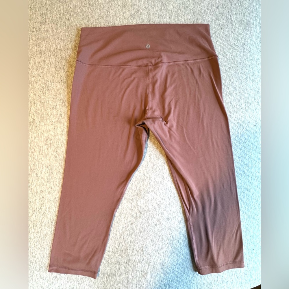 SALE Lululemon Align Crop 21" Spiced Chai size 14 - Picture 5 of 13